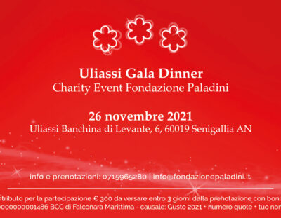 Uliassi Gala Dinner – Charity Event fondazione Paladini